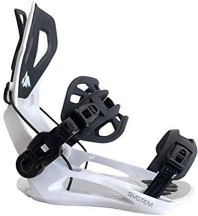 System Epic Men's Rear Entry Step in Style Snowboard Bindings 2023 (Large)