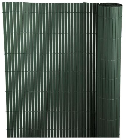 PROREGAL Premium Sichtschutzmatte | PVC- Sichtschutzmatte | Gartensichtschutz für Garten und Balkon aus Weide | Höhe 1,5 m | Länge 3 m | HxL: 1,5x3 m | Grün | Sichtschutz, Sichtschutzzaun