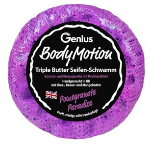 Genius Body Motion Triple Butter Seifen-Schwamm Duftnote Pomegranate Paradise