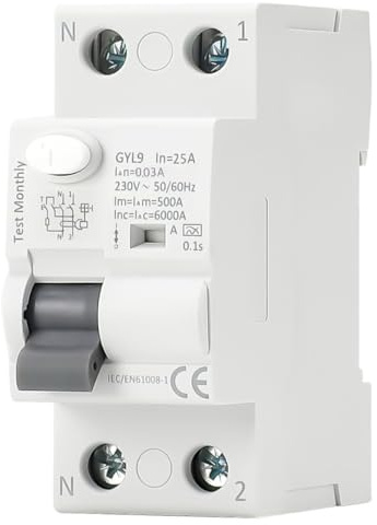 Interruptor Diferencial SuperInmunizado SI 25A 30mA, 2P, Clase A y 6kA.