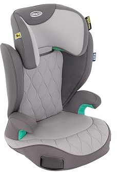 Graco - Affix™ i-Size R129 Rialzo con schienale alto ISOFIX, da 100 a 150 cm (da 3,5 a 12 anni circa), colore Iron