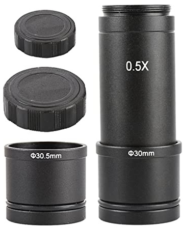 Adaptateur d'objectif 0,5X C Mount avec revêtement réfléchissant bleu pour microscope stéréo trinoculaire binoculaire trinoculaire lentille de réduction 0.5x C Mount Lens de réduction oculaire