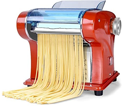 Macchina for la pasta elettrica Macchina for la pasta Pasta for uso domestico Tagliapasta in acciaio inossidabile Tagliatelle a rulli for gnocchi che fanno involucri di farina Con un'ampia gamma di ap