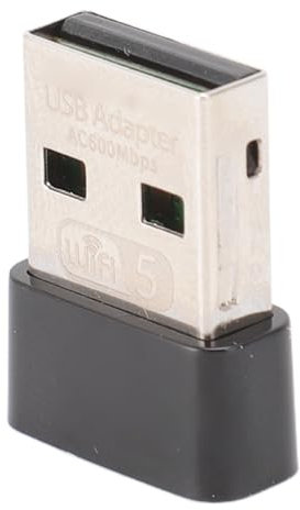 Adaptador WiFi USB TP Link, Adaptador WiFi USB 600Mbps 2.4G 5G Transceptor de Red Inalámbrica de Doble Banda Nano AC600 Adaptador WiFi USB para PC MU MIMO para para