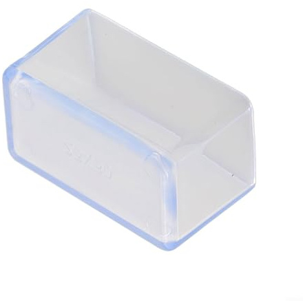 12 Pack Rubber Feet PVC Chair Leg Covers Rectangle Silicone Non-Slip Cap for Chair Legs, Foot for Garden Chairs, Chair Leg Cap, Floor Protectors(25x50mm)
