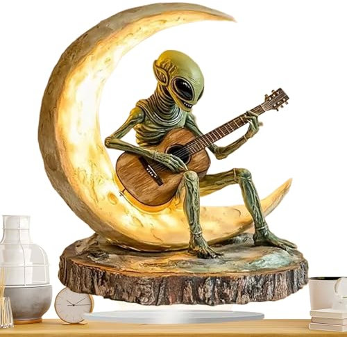 Figure décorative extraterrestre-sculpture en Alien pour le jardin, décoration extraterrestre, figure extraterrestre, sculptures de table basse | Figure extraterrestre de la résine synthétique, figure