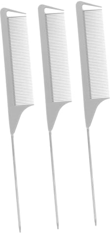 FOMIYES 3 pezzi Pettine per Colorazione per Parrucchieri e Domestico Strumento per Styling e Sezionamento per