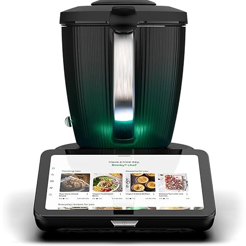 VORWERK BIMBY TM7 – Robot da Cucina Multifunzione 20+ in 1 con Schermo Touch 10, Cookidoo® Integrato, Boccale Isolato e Varoma per Cottura a Vapore – Tecnologia Avanzata Garanzia e Assistenza incluse