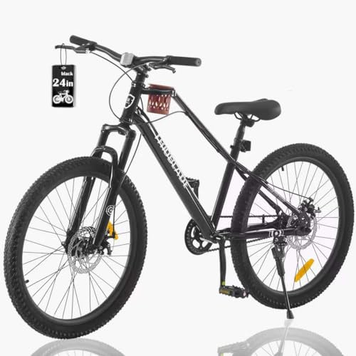 TRIOBLADE Kids Mountain Bike 20/24 Inch, Girls Boys Bikes Age 6-9 Boys, Bikes for Kids Age 9-12 with Suspension Fork Disc Brakes Double Wall Rims, Single Speed Children's Bicycle