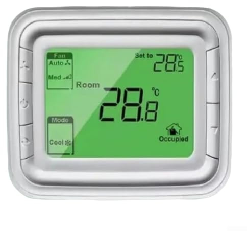 Termostato digital para Honeywell T6861H2WG AC220V 3A Sistema de bobina de ventilador con interfaz LCD y soporte de instalación de montaje
