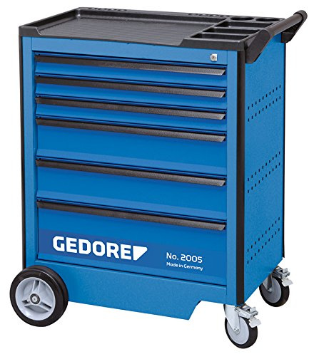 GEDORE 2005 0321 Werkzeugwagen mit 6 Schubladen | 6 Schubladen, HxBxT 985 x 875 x 605 mm
