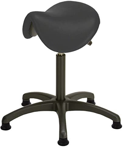 Sport-Tec Sattelhocker Standard mit Polster und Gleitern, Rollhocker, Arbeitshocker
