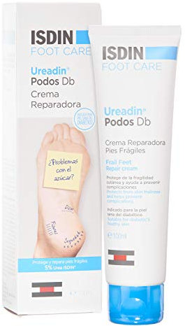 ISDIN Ureadin Podos DB Cream | Schützt und repariert empfindliche diabetische Füße, 100ml