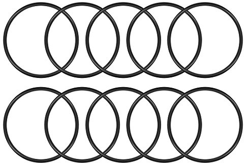 sourcing map nitrilgummi O-ringar 48 mm OD 44 mm ID 2 mm bredd metrisk tätning förpackning med 10 st