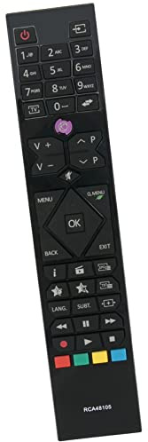 ALLIMITY Télécommande Fit for FINLUX Polaroid Princeton Sharp SELECLINE | 22182 22284 32182 LC-24LE250E PR32HD18B PR39FHD16B P32LCD12 P42LED13 32FLYR277S 39FHA4001 39FLSMR185B FIN19DVDBK