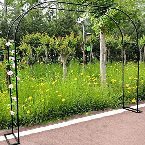 1,2m 1,4.0m 1,8m 2,0m 2,4.0m 3,0m 3,5m Großer Rosenbogen Aus Metall, Gartenbogen Rankgitter Torbogen Für Kletterpflanzen, 19 Mm Verzinktes Rohr, Hochzeitsdekoration Torbogen, Seitenbreite: 25cm(Size:2