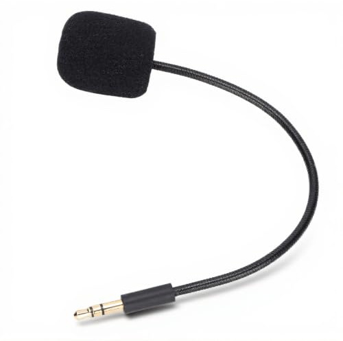 Microfono per Cuffie di Ricambio Microfono per Controller di Gioco Universale da 3,5 Mm, Compatibile con la Maggior Parte delle Cuffie da Gioco, Durevole, Voce Chiara
