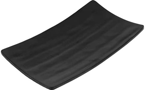 XYZOOM Vaisselle Assiette à Sushi en Forme de Rectangle Noir(fef9e 6b31d 6d922 1bdca 35cea 96180