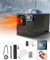 ShockFlo Chauffage auxiliaire Diesel 12 V 8 KW - Chauffe-air Diesel - Une pièce - avec Silencieux LCD - De qualité supérieure - pour Voiture, Camping-Car, Camion, Camping-Car - Noir