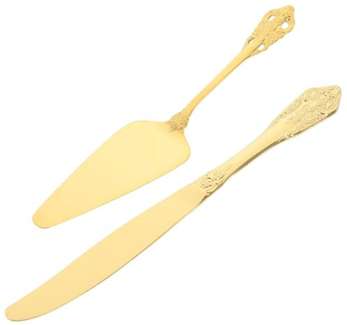 Edelstahl Kuchenheber 1 Satz Gold, Rostbeständig, Glänzend