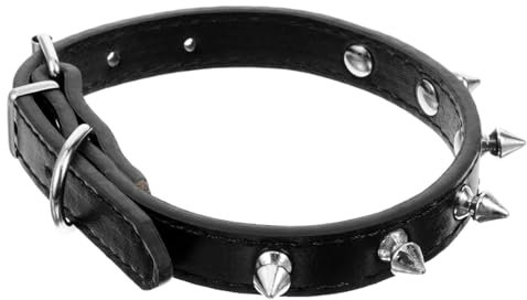 Supvox Haustierhalsband Dekorative Spikes Stilvolles Hunde- und Katzenzubehör für Partys
