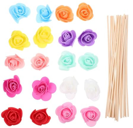 FUNOMOCYA 20piezas Difusores De Aceite Perfumado De Flores Decorativas Difusor Aromas para Hogar y Oficina