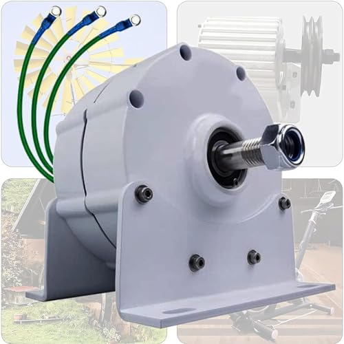 WANGYYDS Generatore a Magneti Permanenti da 10Kw 12V-220V, Alternatore Ca Fai-da-Te, Generatore Bassa velocità Alternatori Magneti Permanenti Senza Ingranaggi Trifase Motori Turbina Eolica,110V