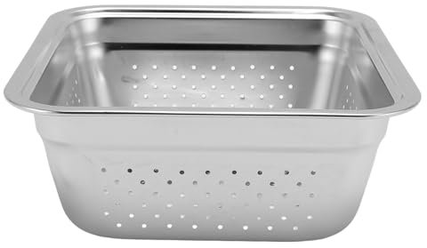 4-Liter-Grillkorb für Gemüse, Grillkorb aus Edelstahl mit 360-Grad-Mikroloch, Geeignet für Gemüse, Pommes Frites, Fisch, Garnelen