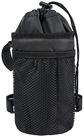 Fahrrad-Wasserflaschenhalter, Fahrrad-Getränkehalter, Universal-Lenker, Getränkehalter mit Netztasche
