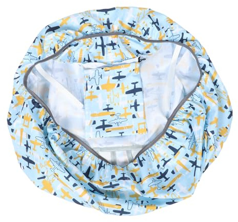 ibasenice Ersatzbezug aus Polyester für Babyhochstuhl und Einkaufswagen Leichter Schutzhülle mit Staubschutz für Esszimmer und Kleinkinder