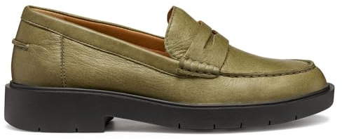 Geox Donna D SPHERICA EC1 Loafer, Verde, 38,5 EU, Verde, 38.5 EU