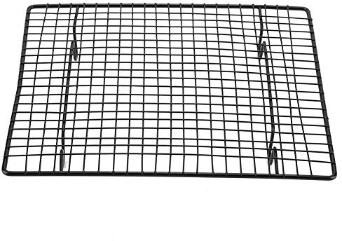 RASTKY Griglia di Raffreddamento e Cottura Antiaderente in Acciaio Inossidabile per Biscotti/Torte/Pane, Teglia per Raffreddamento Uniforme e Cottura per la Domestica, 26 X 23 Cm