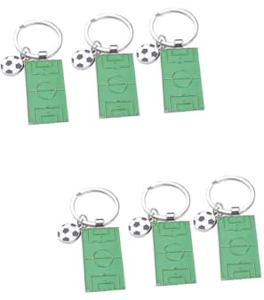 Healvian 6pezzi Portachiavi Ciondolo Souvenir Per Sportivi Gadget Decorativo Per e Appassionati e