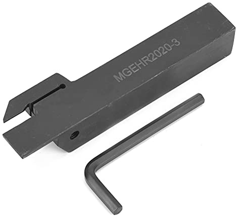 MGEHR2020 3 Grooving Turning Holder Boring Bar Right Hand CNC Lathe Tool with Wrench High Tensile Strength Anti Abrasion Finish for CNC Machining and Cast Iron Processing