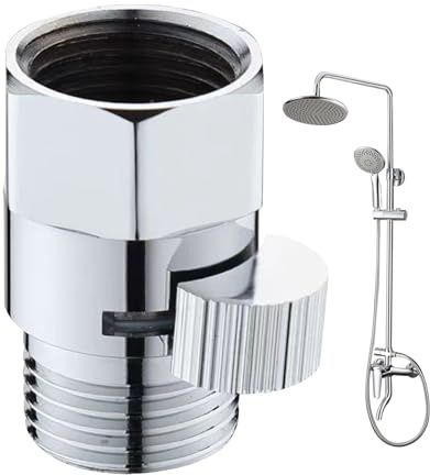 Vannes de Contrôle de Débit de Douche - Régulateur de Pression d'Eau à Noyau Laiton, Restricteur d'Eau, Contrôle et Anti-Fuites, Remplacement | Vannes de Douche,Pour Salle De Bain Camping-Car Robinett