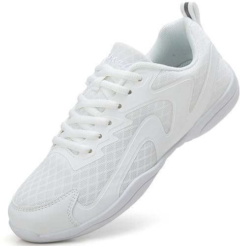 PQWXVYU Basket Cheerleading Chaussure de Pom-Pom Girl pour Fille Blanche 39