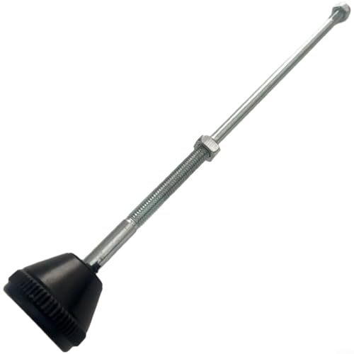 Perilla de palanca de freno para bicicleta estática 21 cm Metal y plástico para bicicletas estacionarias con manillar ergonómico, fácil instalación y frenado de precisión (negro)