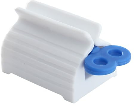 Exprimidor de pasta de dientes giratorio para soporte de asiento, soporte para baño, tinte para el cabello, cosméticos, pasta de dientes, tubo rodante