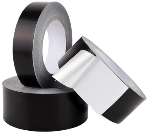 Värmeskyddstejp av aluminiumfolie, Aluminiumfolietejp 50 Meter Värmebeständig 10-50mm(20mm)