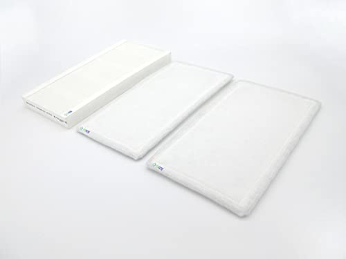 TOP FILTRE - Lot de 3 Filtres VMC Double Flux Atlantic OPTIMOCOSY HR/Sauter PANEGA – 2 Filtres G4 & 1 Filtre F7 – Purification de l’Air