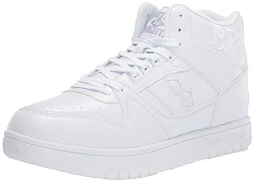 British Knights mens Kings Sl Mid-top Classic Basketball Sneaker, White, 9 US