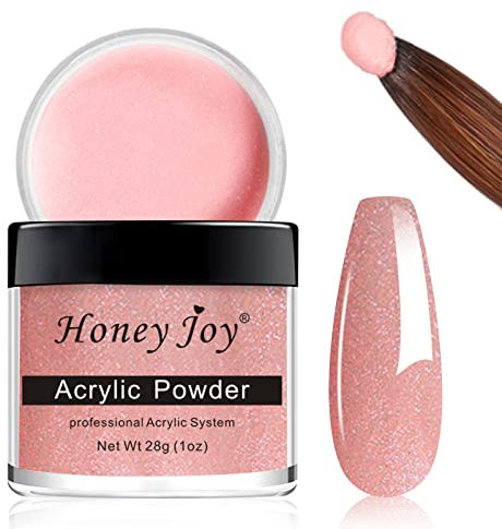 28 g/Box Acrylpulver Professionelles Weiß Klar Schwarz Nude Acryl Nagel Französisch Maniküre Pulver für Nagelverlängerung Acryl Nagelsystem, HJ-NAP017 (Nr.5)