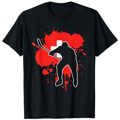 Drapeau de la Suisse - Hockey sur glace T-Shirt