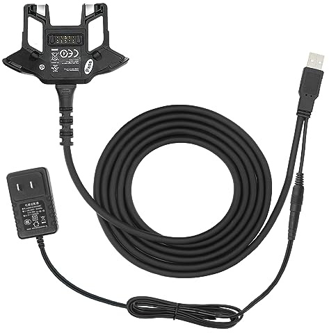 LANADO Cable cargador USB con adaptador para Zebra Symbol TC70 TC75 PDA juego de cargador de computadora portátil reemplaza CBL-TC7X-USB1-01 para escáner TC72 TC77
