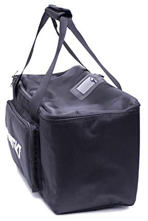 Protekt Bolsa universal para luces con 1, 2 o 4 compartimentos y un bolsillo frontal, Black, 260 x 420 x 210mm, Bolsa para luces de DJ