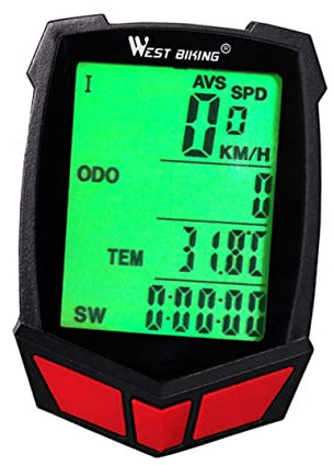 Toddmomy 20 Fahrradcomputer Motor Tacho Fahrradtacho Verkabelt Tacho MTB Fahrrad Kilometerzähler Radfahren Fahrrad Mit Digitalem Tacho Fahrrad Kilometerzähler LCD Verdrahtet Monitor