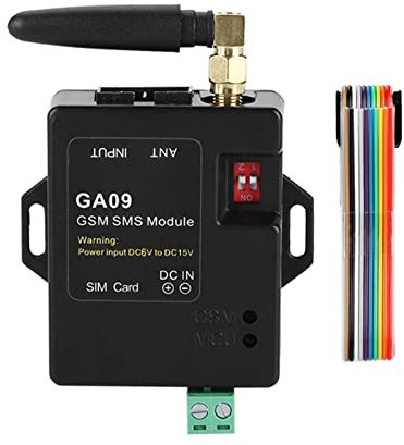 Pilipane Allarme gsm Personalizzabile con Design Intelligente E Chiamata di Allarme SMS Wireless,Mini Sistema di Allarme gsm di Sicurezza Domestica 8 CH, Sistema di Sicurezza Domestica