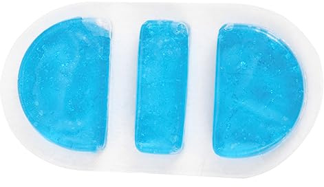 Impacco Freddo per Naso Riutilizzabile in PVC Blu Anti-Perdita