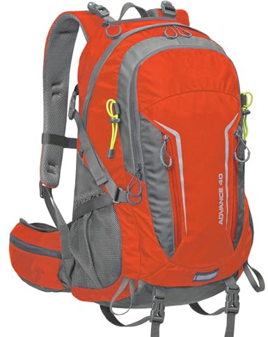 CEIEVER Wanderrucksack 40L, Wanderrucksack Herren Damen mit Regenhülle Wasserdichter Rucksack mit Rückenbelüftung und Netzrücken Trekkingrucksack für Radfahren,Bergsteigen und Reisen