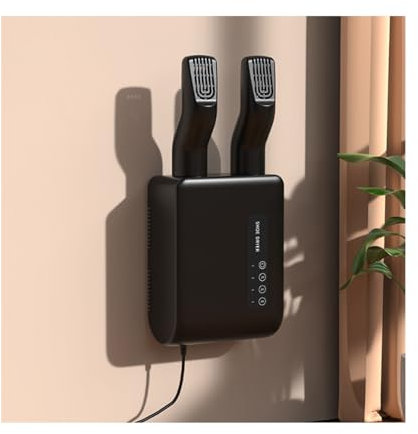 Secador Boot Dryer for Work Boots Portable Shoe Dryer w/1H/2H/3H Timer & 360° Adjustable Dry Rack Wall Mounted Boot Warmer Silent Quick Drying for Gloves Sweaty Shoes